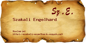 Szakali Engelhard névjegykártya